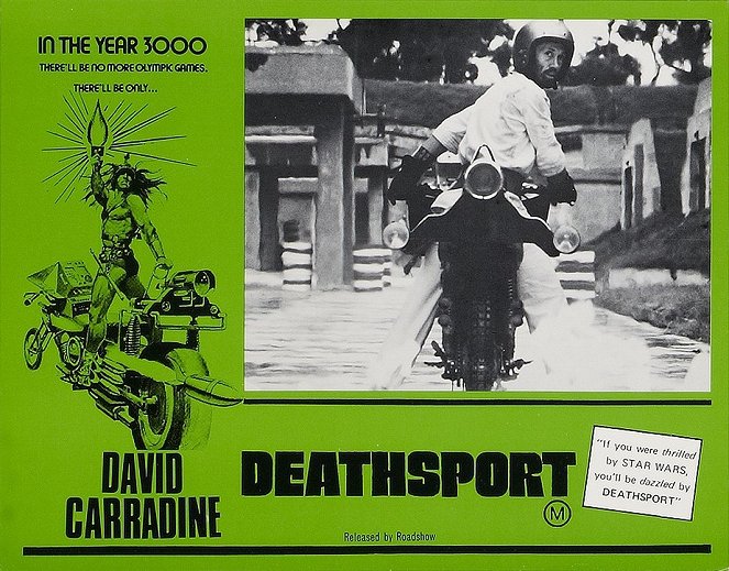 Deathsport - Cartões lobby - David Carradine