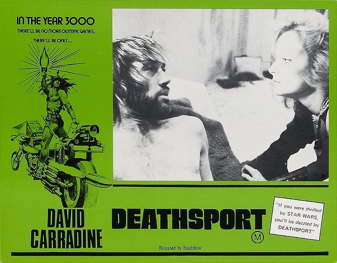 Deathsport - Lobbykaarten - David Carradine, Claudia Jennings
