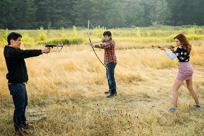 The Librarians - And the Trial of the One - Photos - John Harlan Kim, Christian Kane, Lindy Booth