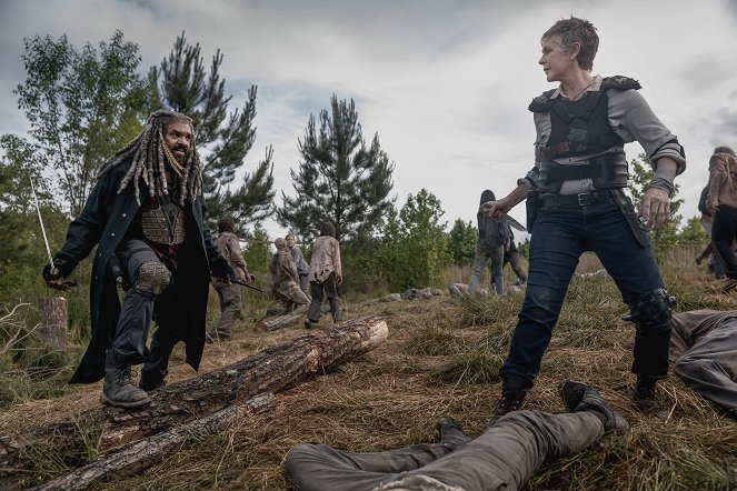 Los muertos - El puente - De la película - Khary Payton, Melissa McBride