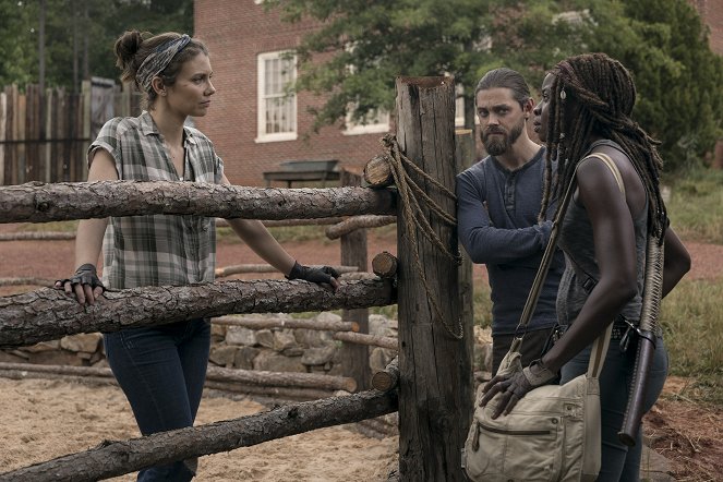 The Walking Dead - A híd - Filmfotók - Lauren Cohan, Tom Payne, Danai Gurira