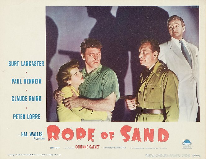 Rope of Sand - Lobby Cards