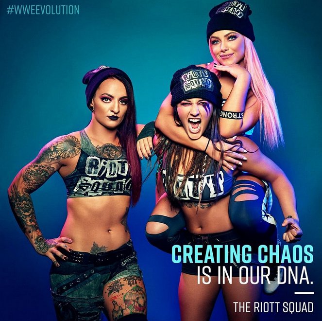 WWE Evolution - Promoción - Dori Prange, Sarah Bridges, Gionna Daddio
