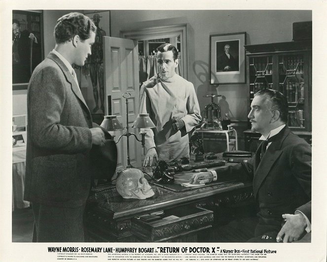 The Return of Doctor X - Lobby Cards - Dennis Morgan, Humphrey Bogart, John Litel