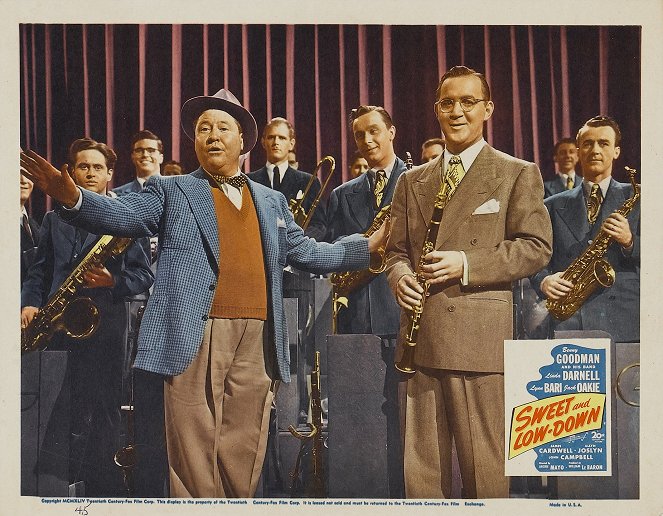 Sweet and Low-Down - Vitrinfotók - Jack Oakie, Benny Goodman