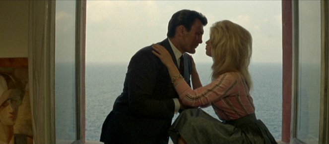 Le mépris - Filmfotos - Jack Palance, Brigitte Bardot