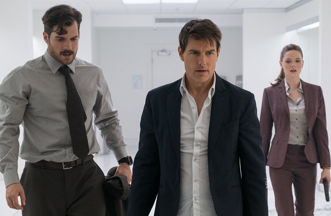 Mission: Impossible - Fallout - Filmfotos - Henry Cavill, Tom Cruise, Rebecca Ferguson