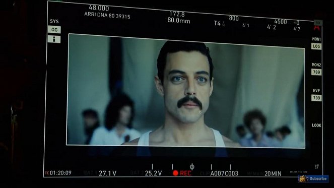 Bohemian Rhapsody - De filmagens - Rami Malek