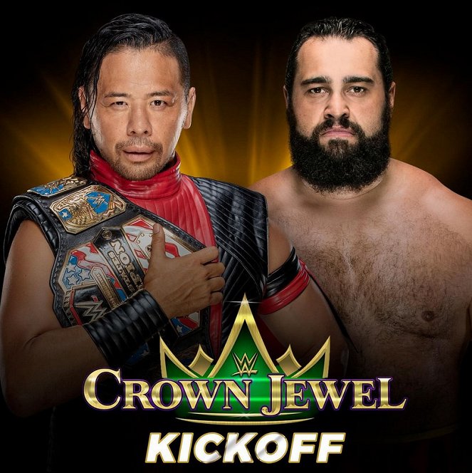 WWE Crown Jewel - Werbefoto - Shinsuke Nakamura, Miroslav Barnyashev