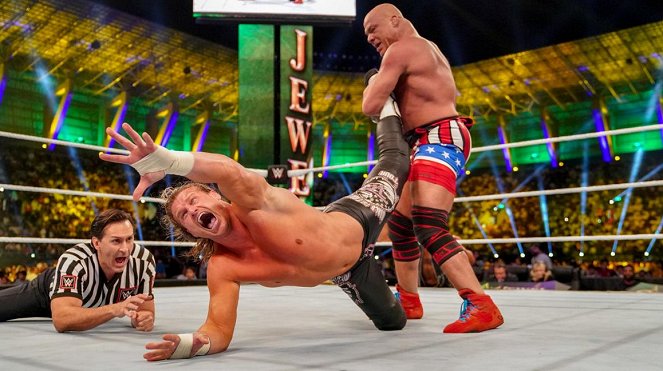 WWE Crown Jewel - Photos - Nic Nemeth, Kurt Angle