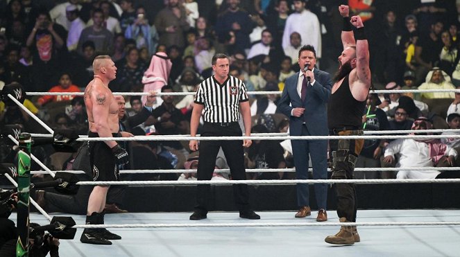 WWE Crown Jewel - Photos - Brock Lesnar, Adam Scherr