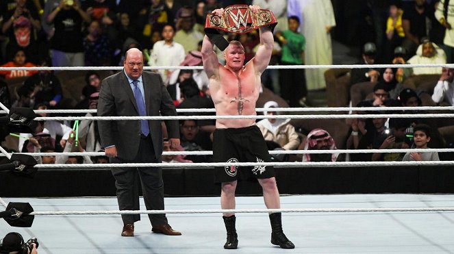 WWE Crown Jewel - Photos - Paul Heyman, Brock Lesnar