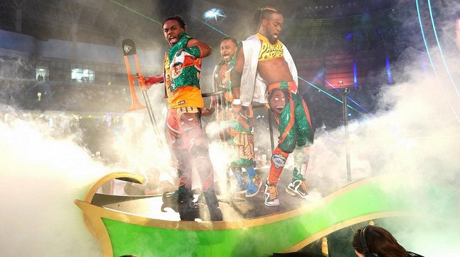 WWE Crown Jewel - Photos - Austin Watson, Ettore Ewen, Kofi Sarkodie-Mensah