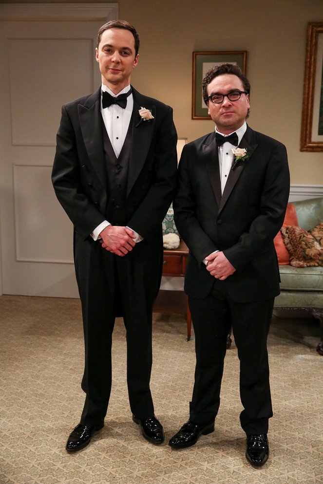 The Big Bang Theory - Season 11 - Die Hochzeitsüberraschung - Werbefoto - Jim Parsons, Johnny Galecki