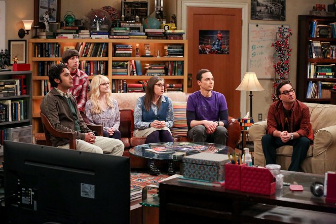 The Big Bang Theory - Die Hochzeitsüberraschung - Filmfotos - Kunal Nayyar, Simon Helberg, Melissa Rauch, Mayim Bialik, Jim Parsons, Johnny Galecki
