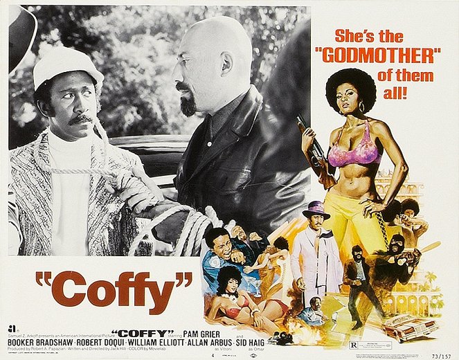 Coffy, die Raubkatze - Lobbykarten - Robert DoQui, Sid Haig