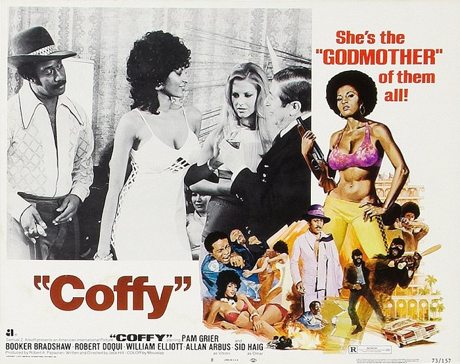 Coffy, die Raubkatze - Lobbykarten - Robert DoQui, Pam Grier