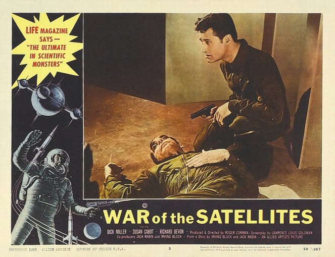 War of the Satellites - Lobby karty - Richard Devon, Dick Miller