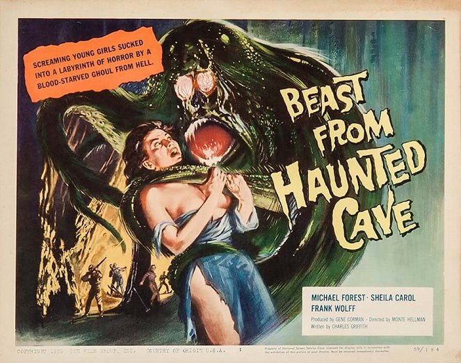 Beast from Haunted Cave - Cartões lobby