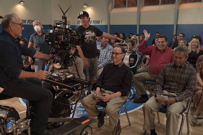 Die Goldbergs - Season 6 - Beverly lernt loszulassen - Dreharbeiten - Jason Blount, Brian Baumgartner, Jeff Garlin