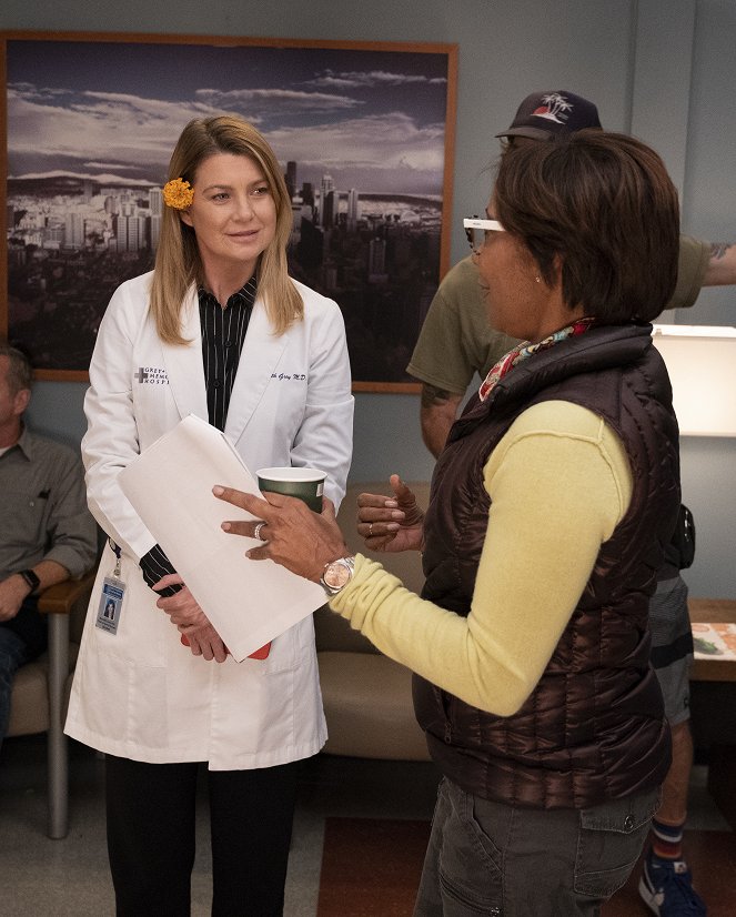 Grey's Anatomy - Die jungen Ärzte - Tag der Toten - Dreharbeiten - Ellen Pompeo