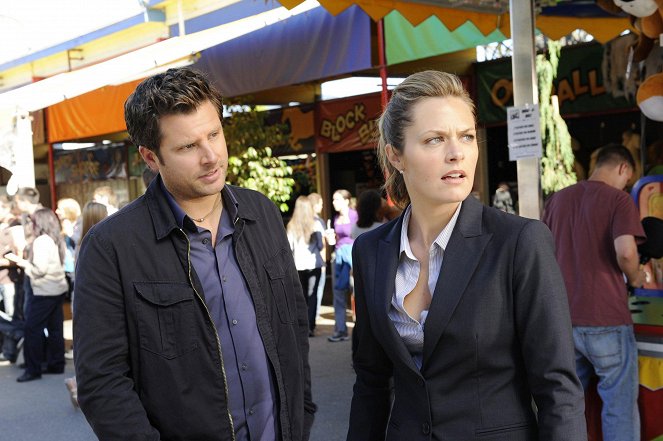 Psych - Season 5 - In Plain Fright - Photos - James Roday Rodriguez, Maggie Lawson