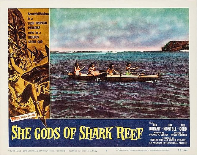 She Gods of Shark Reef - Lobby Cards