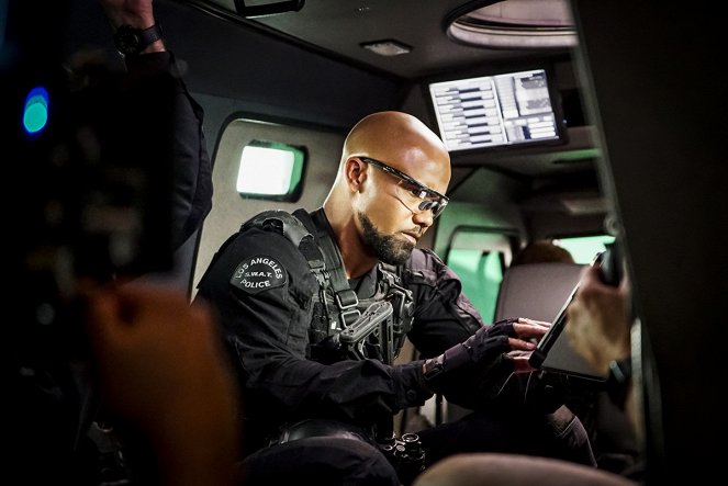 SWAT - Különleges egység - Rengés - Forgatási fotók - Shemar Moore