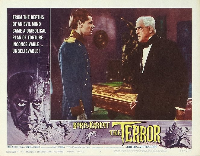 The Terror - Schloß des Schreckens - Lobbykarten - Jack Nicholson, Boris Karloff