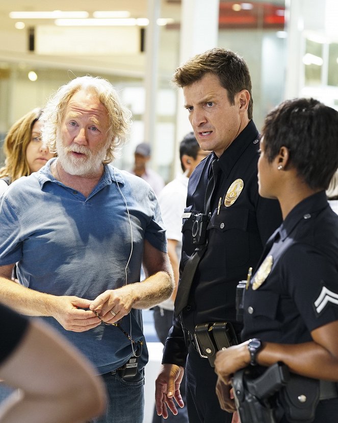 The Rookie - La Fin d'une légende - Tournage - Nathan Fillion