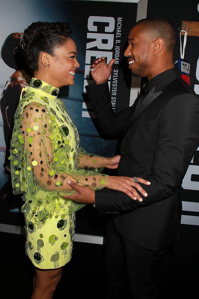 Creed II - Z imprez - The World Premiere of "Creed 2" in New York, NY (AMC Loews Lincoln Square) on November 14, 2018 - Tessa Thompson, Michael B. Jordan