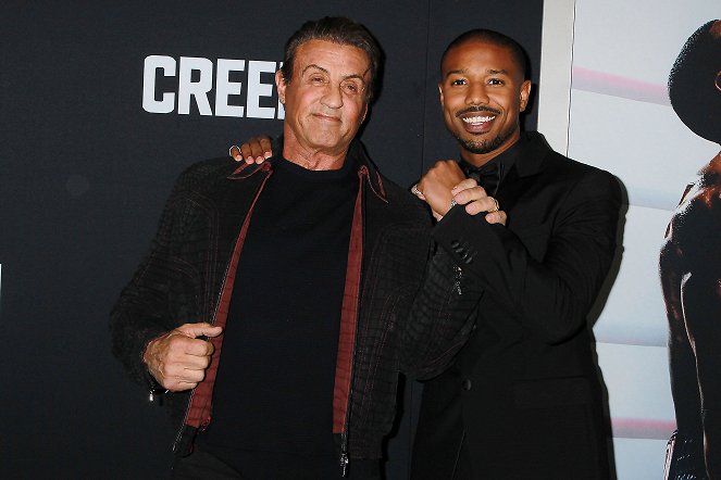 Creed II - Z akcií - The World Premiere of "Creed 2" in New York, NY (AMC Loews Lincoln Square) on November 14, 2018 - Sylvester Stallone, Michael B. Jordan