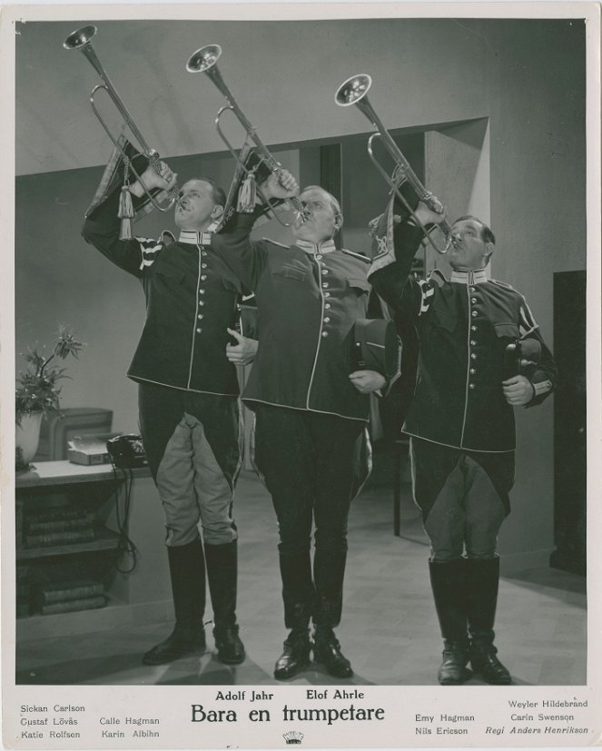 Bara en trumpetare - Cartões lobby - Weyler Hildebrand, Elof Ahrle