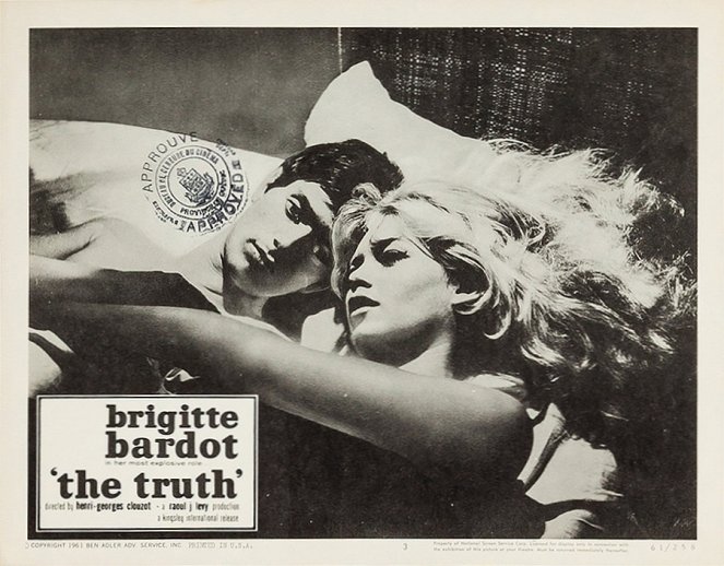 The Truth - Lobby Cards - Sami Frey, Brigitte Bardot