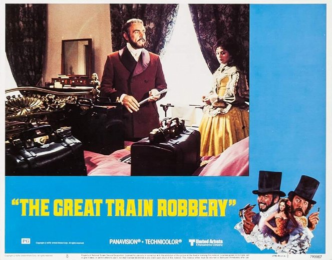 La Grande Attaque du train d'or - Cartes de lobby - Sean Connery, Lesley-Anne Down