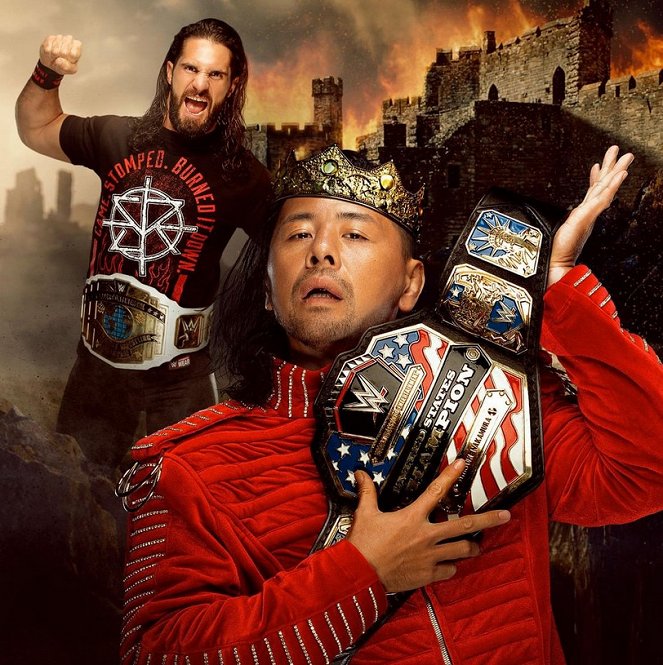 WWE Survivor Series - Werbefoto - Colby Lopez, Shinsuke Nakamura