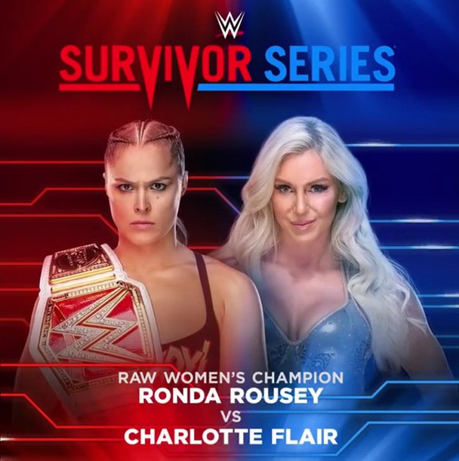 WWE Survivor Series - Werbefoto - Ronda Rousey, Ashley Fliehr