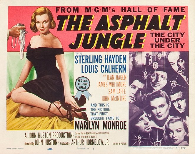 Asphalt jungle - Lobbykaarten - Marilyn Monroe