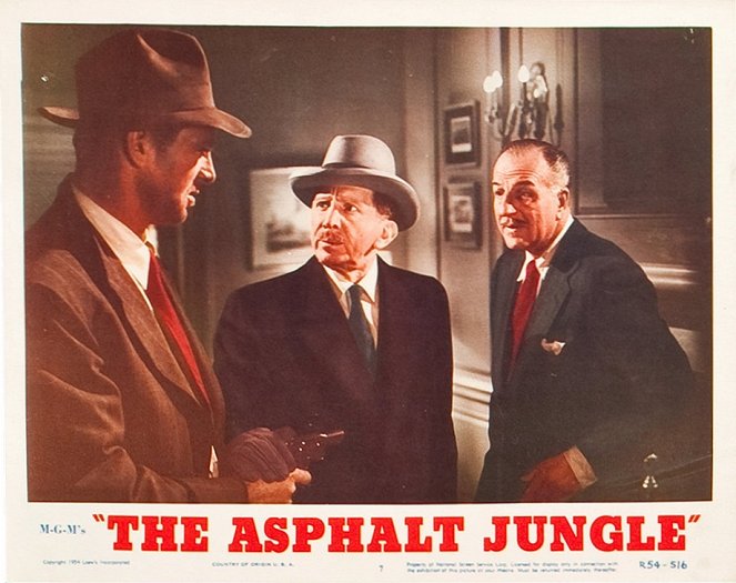 The Asphalt Jungle - Lobby Cards - Sterling Hayden, Sam Jaffe, Louis Calhern