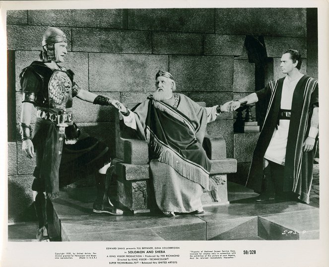Solomon and Sheba - Lobby Cards - George Sanders, Finlay Currie, Yul Brynner