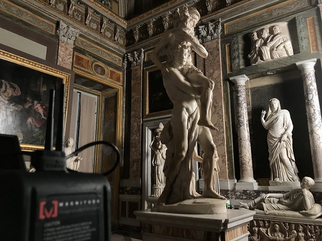 A művészet templomai: Bernini - Forgatási fotók