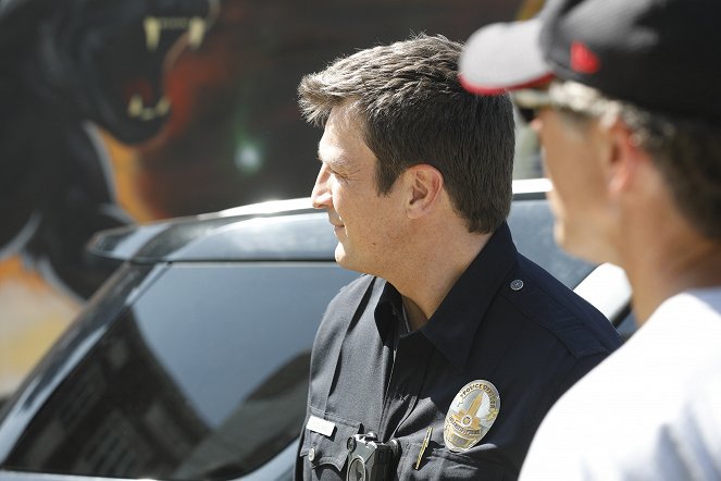 The Rookie - The Roundup - Del rodaje - Nathan Fillion