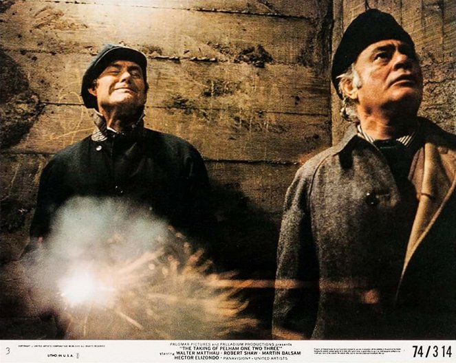 The Taking of Pelham One Two Three - Lobby Cards - Robert Shaw, Martin Balsam