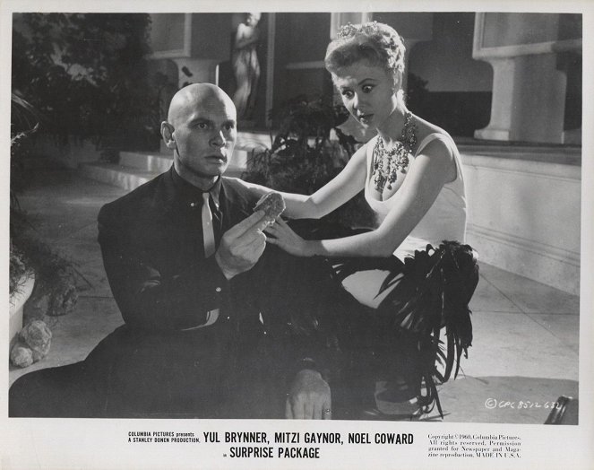 Surprise Package - Lobby Cards - Yul Brynner, Mitzi Gaynor