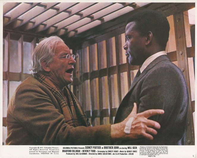 Brother John - Lobby karty - Will Geer, Sidney Poitier