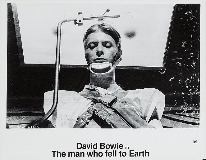 Człowiek, który spadł na Ziemię - Lobby karty - David Bowie