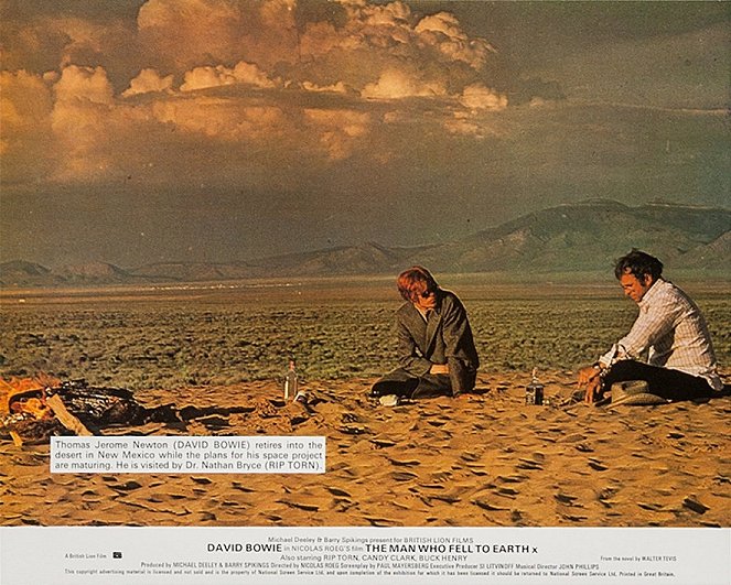 A földre pottyant férfi - Vitrinfotók - David Bowie, Rip Torn