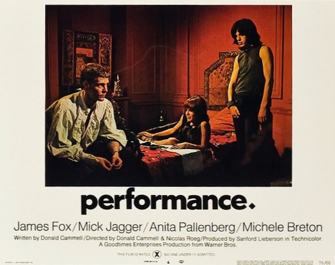 Performance - Lobby Cards - James Fox, Mick Jagger