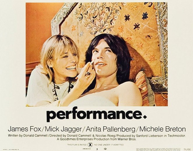 Performance - Lobbykarten - Anita Pallenberg, Mick Jagger