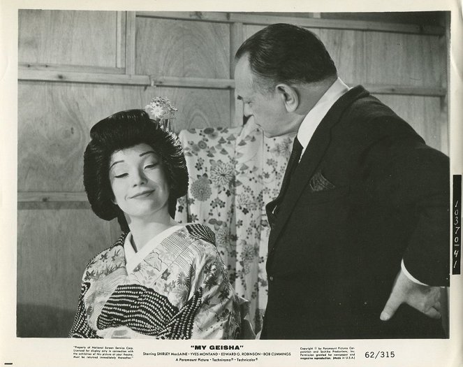 My Geisha - Cartes de lobby - Shirley MacLaine, Edward G. Robinson